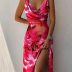Robe midi ajustée femme, six coloris, du XS au 3XL, rose