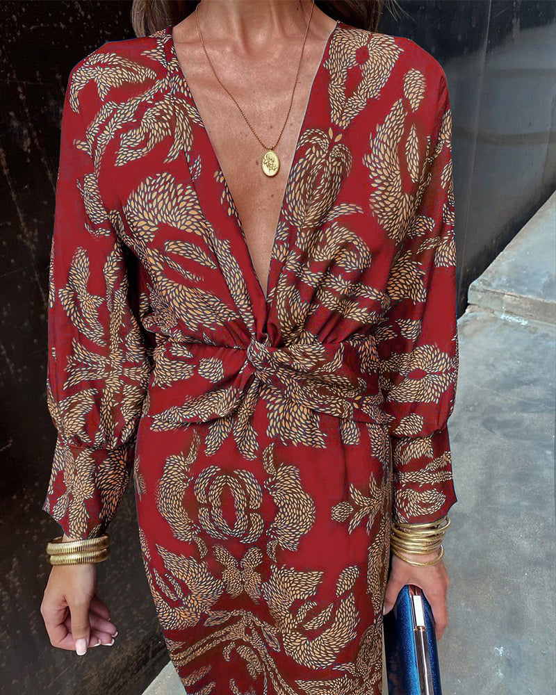 Robe midi ajustée femme, décolleté en V, zip au dos