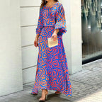 Robe midi femme d'été, coupe légère, trois coloris, mauve