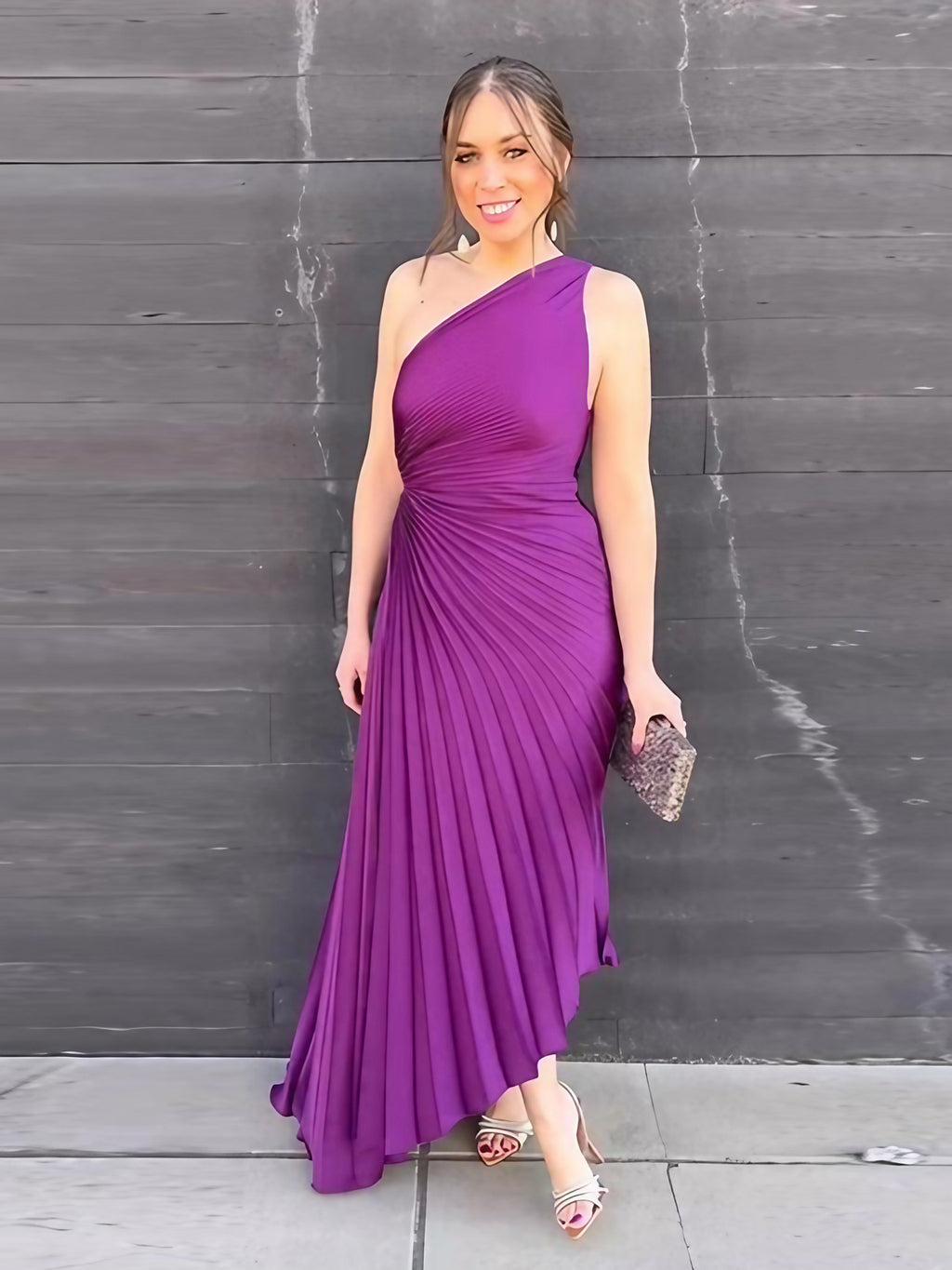 Robe habillée femme, neuf coloris vifs, du XS au 4XL, rose