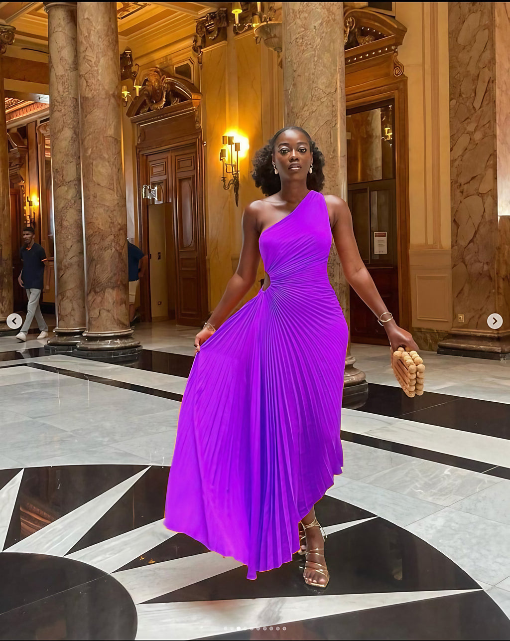 Robe habillée femme, neuf coloris vifs, du XS au 4XL, violet