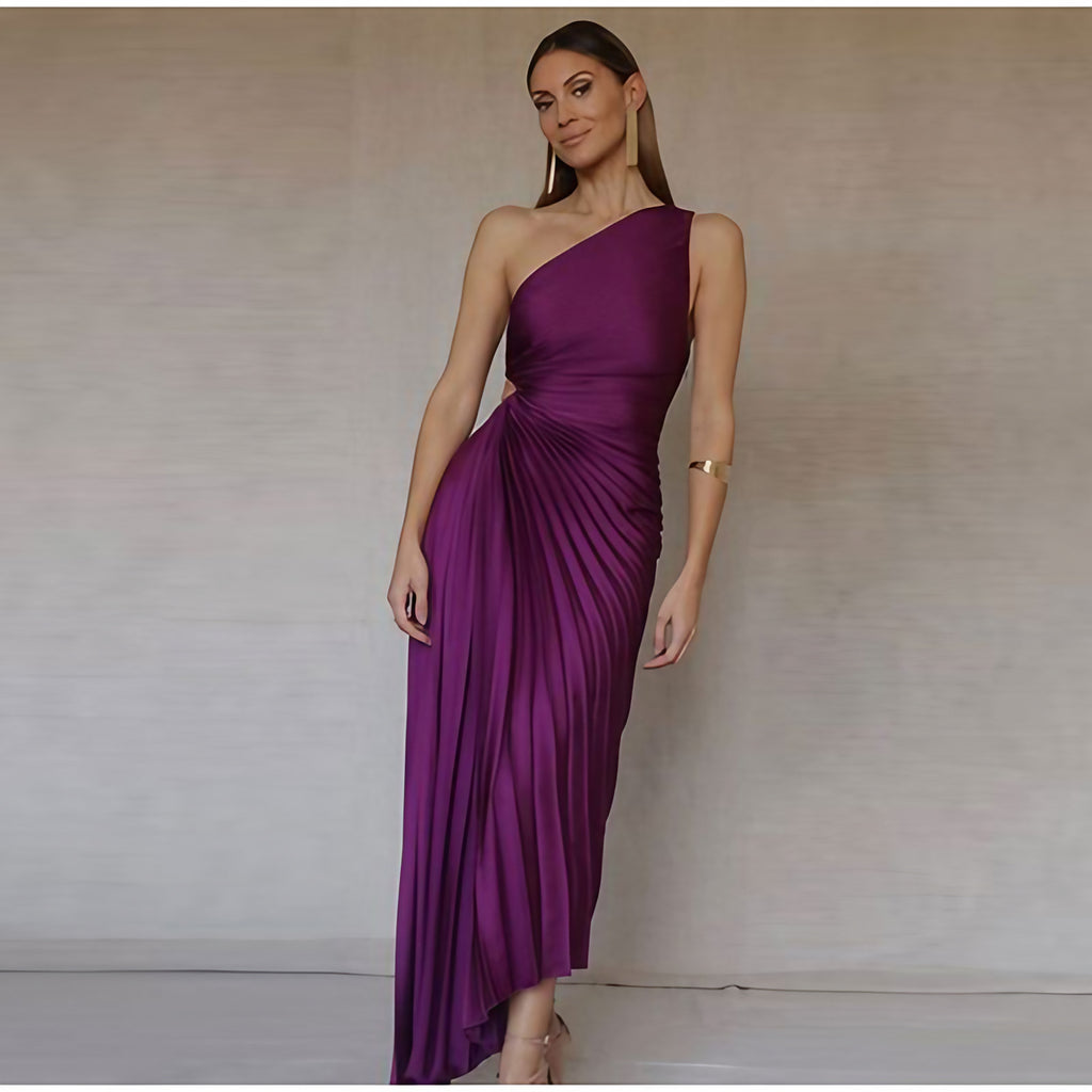 Robe habillée femme, neuf coloris vifs, du XS au 4XL, violet foncé