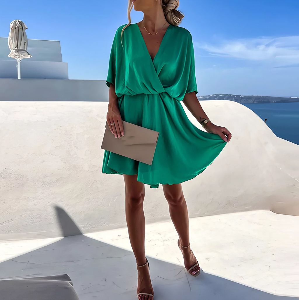 Robe femme à manches longues pour le printemps, quatre coloris