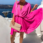Robe femme à manches longues pour le printemps, quatre coloris