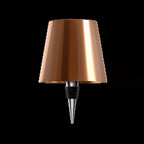 Lampe sans fil à poser sur une bouteille, rechargeable USB-C, bronze