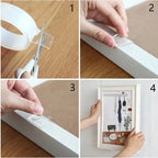 Ruban adhésif double face transparent, 3 cm x 3 m