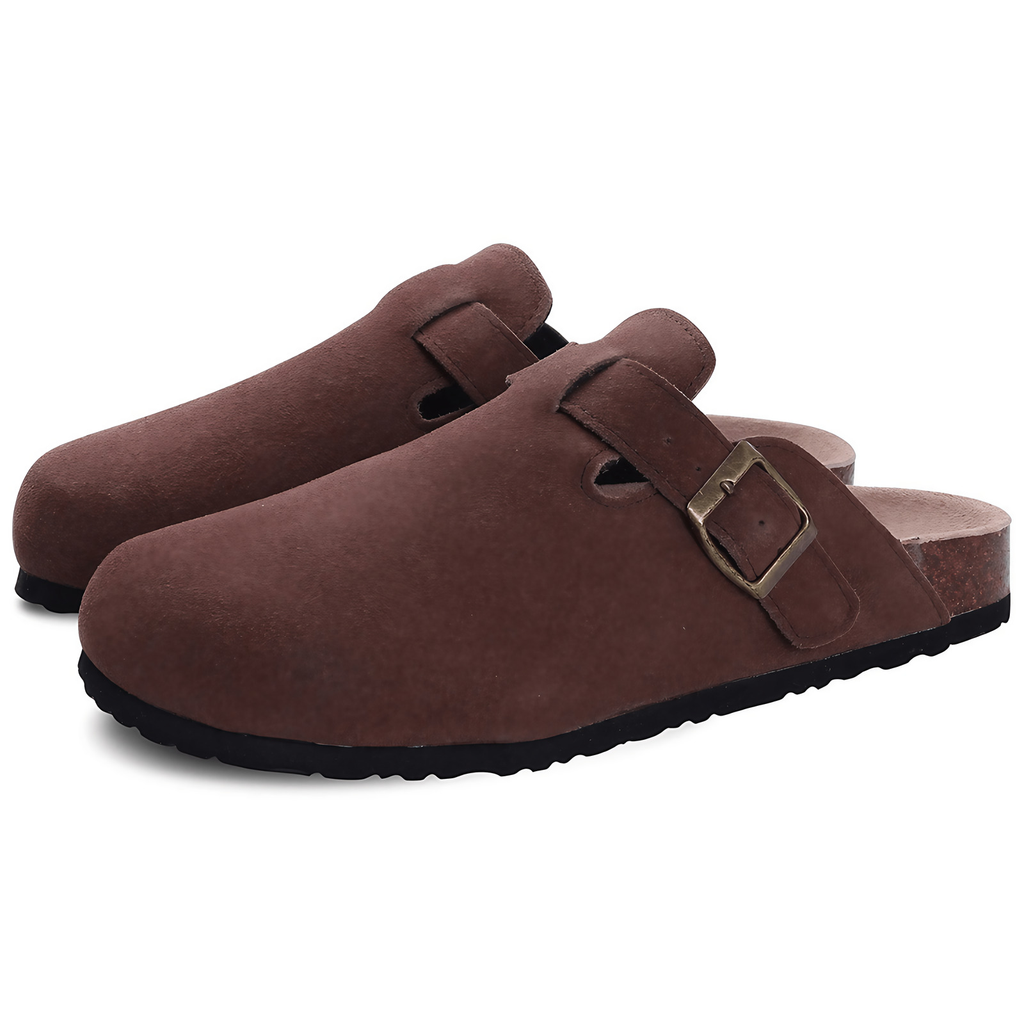 Sabots femme à enfiler, base stable, cinq coloris, du 36 au 44, rouge