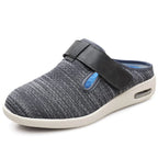Sabots orthopédiques mixtes en maille, semelles amovibles, gris