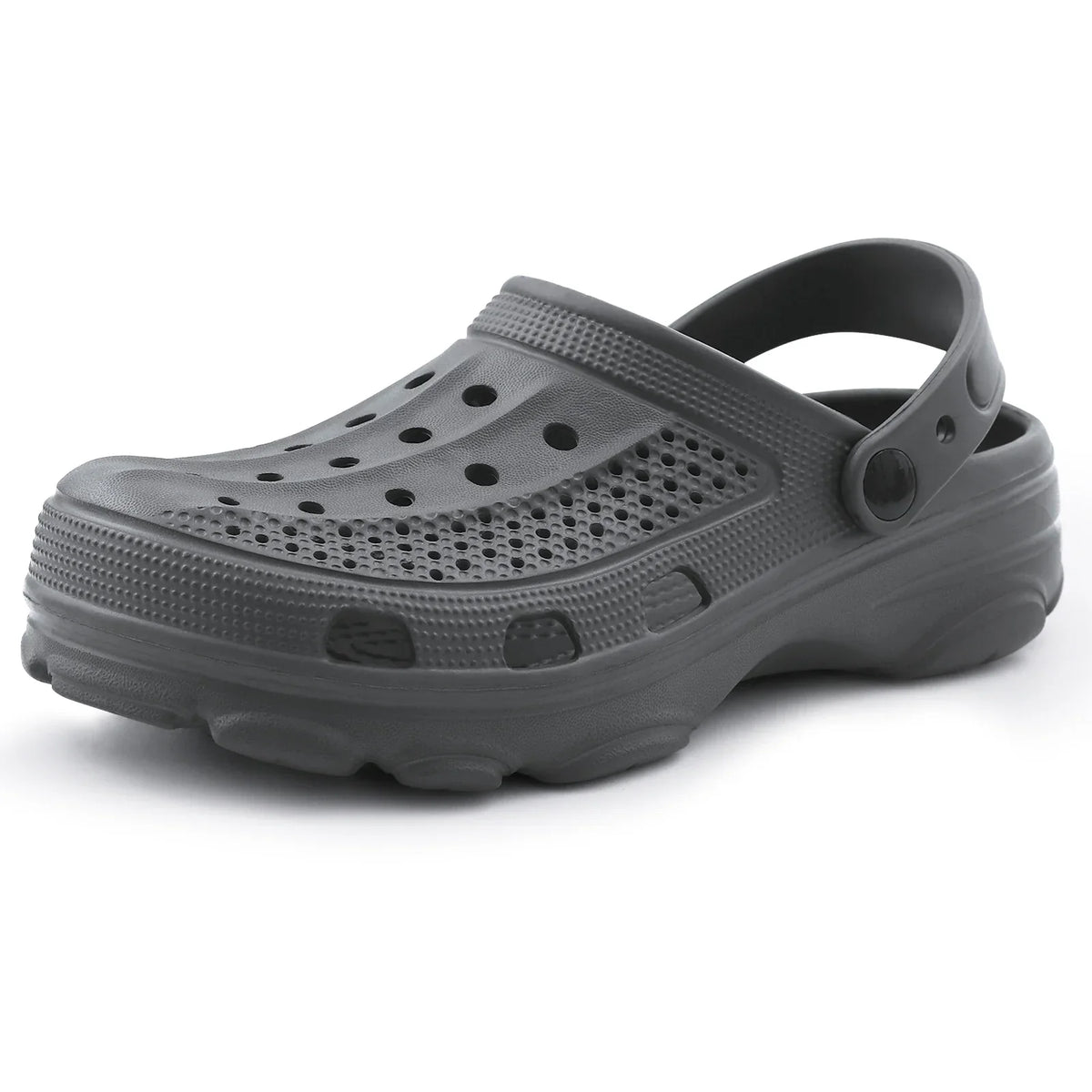 Sabots perforés unisexe à semelle antidérapante, six coloris, gris