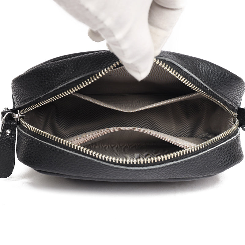 Sac bandoulière femme à compartiments, bandoulière réglable