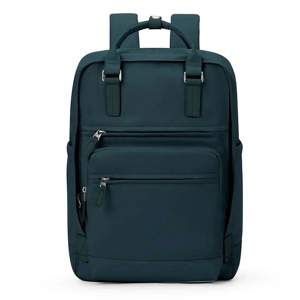Sac à dos femme pour ordinateur 15,6 pouces, en nylon oxford, bleu nuit
