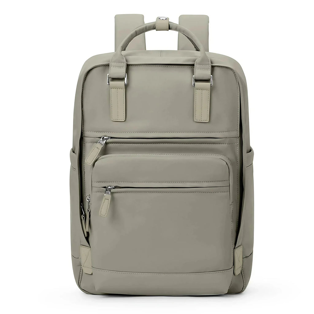 Sac à dos femme pour ordinateur 15,6 pouces, en nylon oxford, kaki