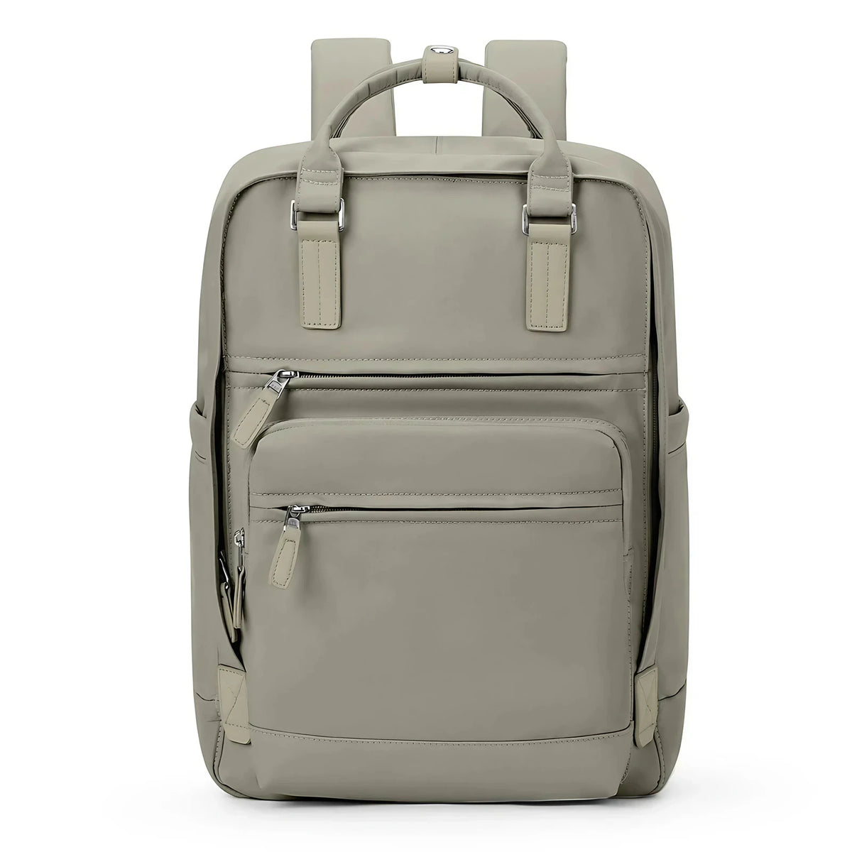 Sac à dos femme pour ordinateur 15,6 pouces, en nylon oxford, kaki