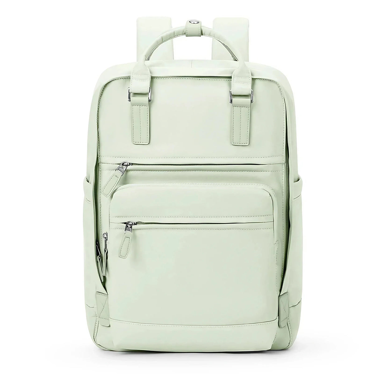 Sac à dos femme pour ordinateur 15,6 pouces, en nylon oxford, vert clair