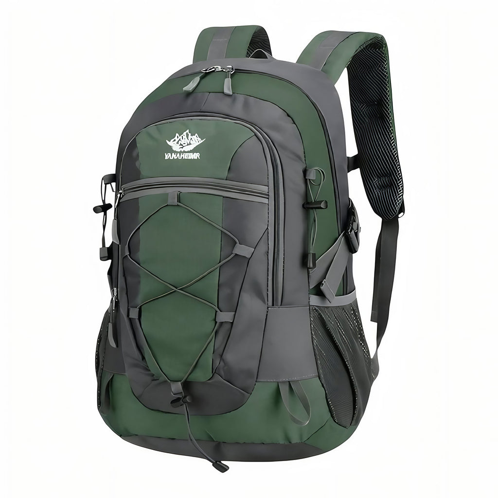 Sac à dos de randonnée léger 30 L, tissu déperlant, 530 g, vert foncé