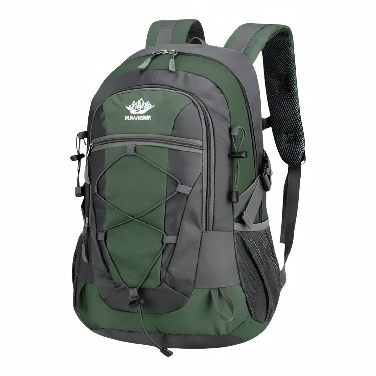 Sac à dos de randonnée léger 30 L, tissu déperlant, 530 g, vert foncé