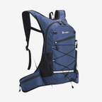 Sac à dos léger 15 litres pour randonnée et vélo, dos aéré, bleu marine