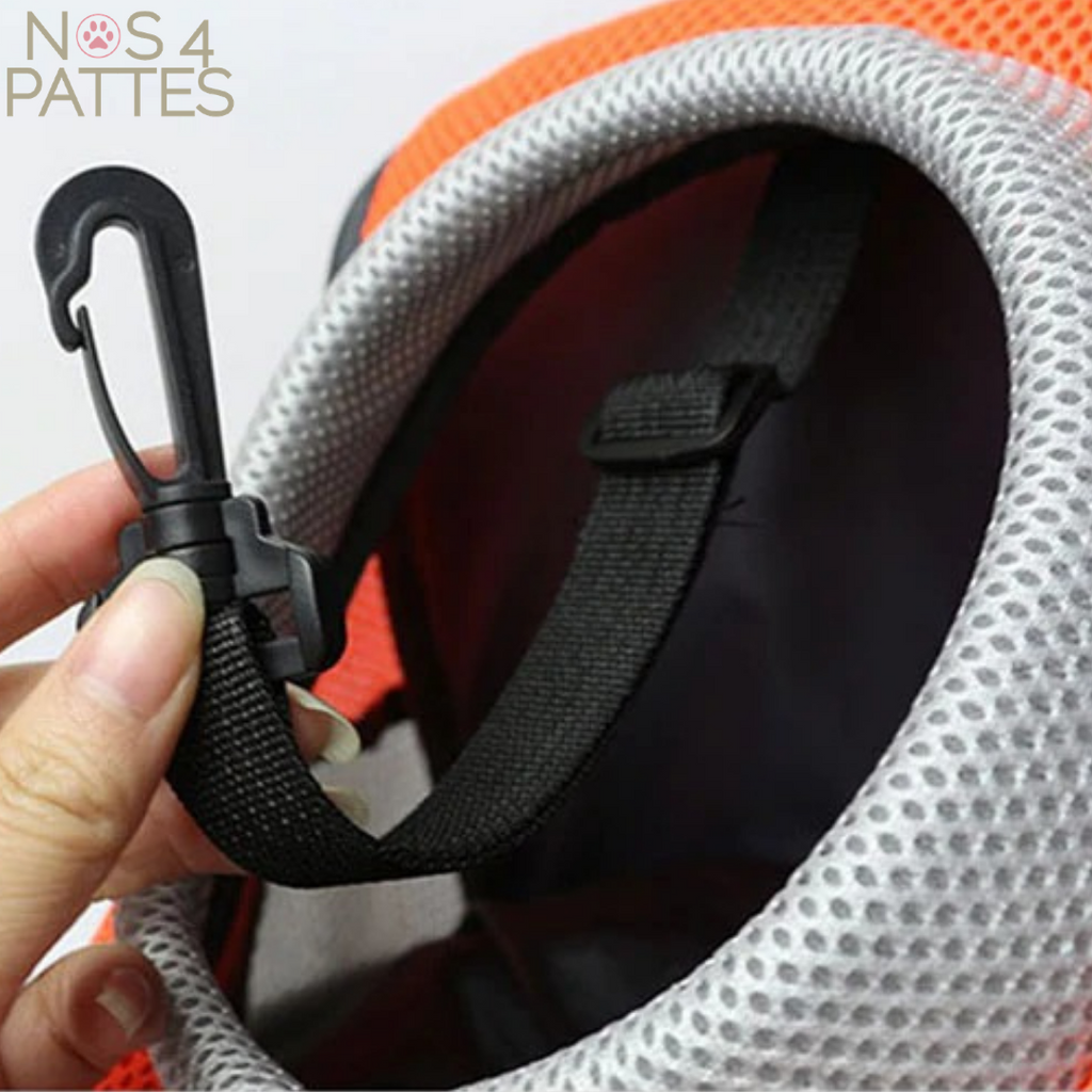 Sac de transport pour chat ou petit chien, porté dos ou ventre