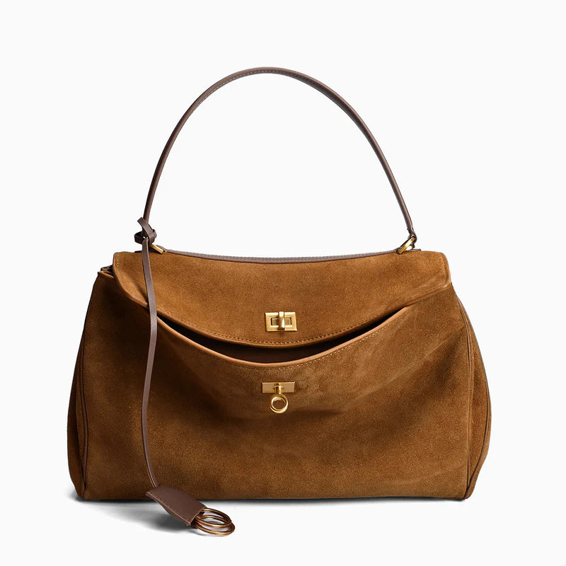 Sac à main femme à fermeture dorée, bandoulière réglable