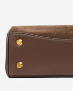 Sac à main femme à fermeture dorée, bandoulière réglable