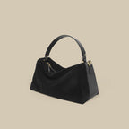 Sac à main semi-rigide 30 x 20 cm, anses renforcées, noir ou brun