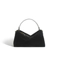 Sac à main semi-rigide 30 x 20 cm, anses renforcées, noir ou brun, noir