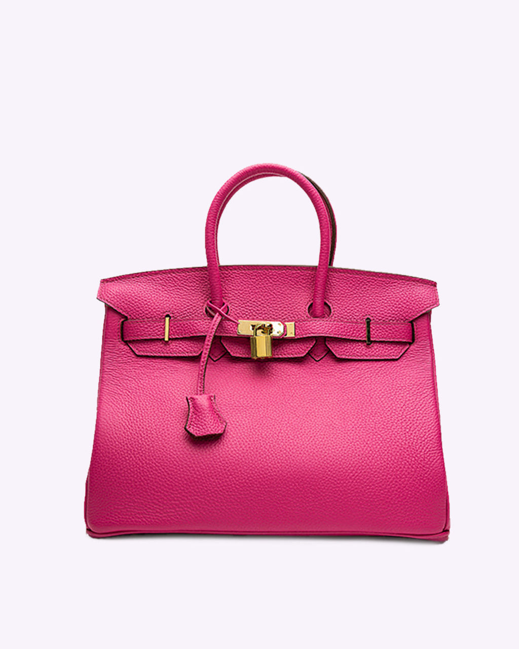 Sac à main femme à poignées, 25 ou 30 cm, sept coloris, rose