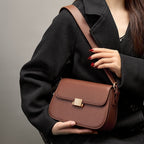 Sac à main femme à fermoir, bandoulière réglable amovible