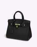 Sac à main femme à compartiments, 25 x 12 x 20 cm, sept coloris, noir