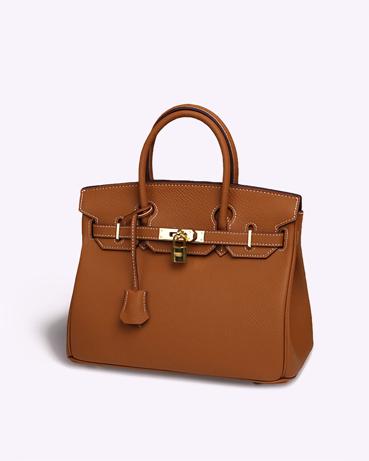 Sac à main femme à compartiments, 25 x 12 x 20 cm, sept coloris, marron