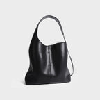 Sac à main femme 35 x 26 cm, poignée et bandoulière amovible, noir