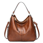 Sac hobo femme souple, 34 x 30 cm, six coloris