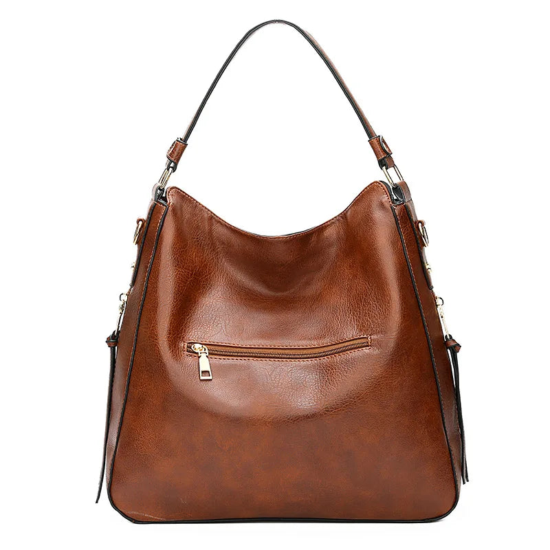 Sac hobo femme souple, 34 x 30 cm, six coloris