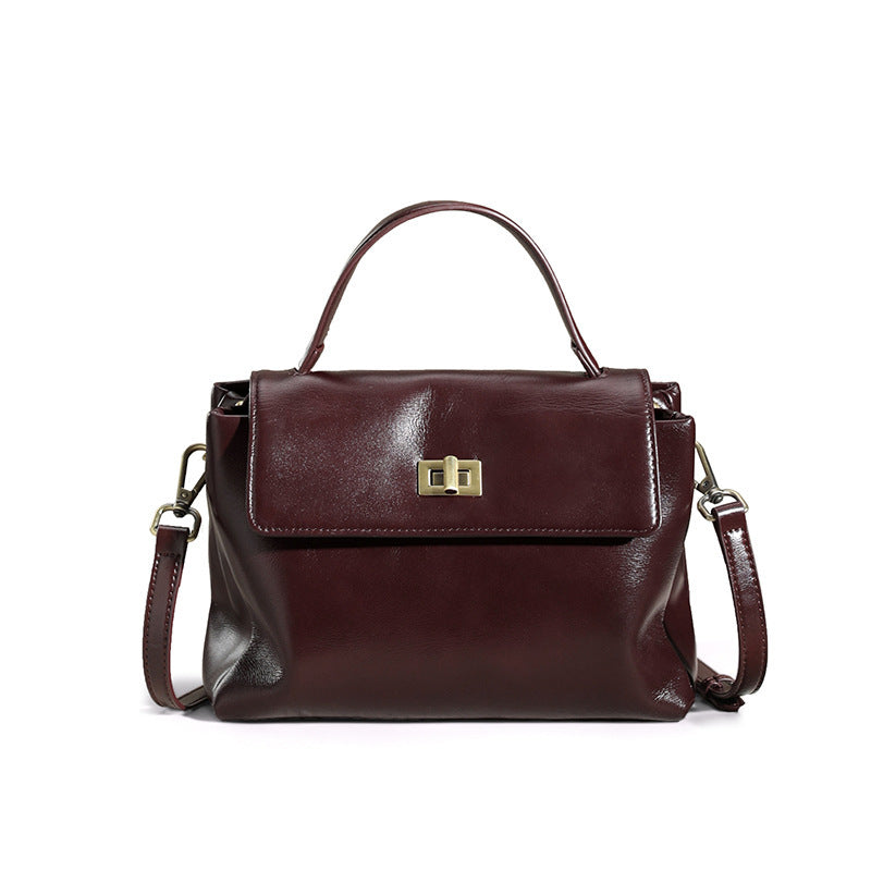 Sac à main minimaliste à poche extérieure, quatre coloris