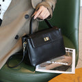 Sac à main minimaliste à poche extérieure, quatre coloris, noir