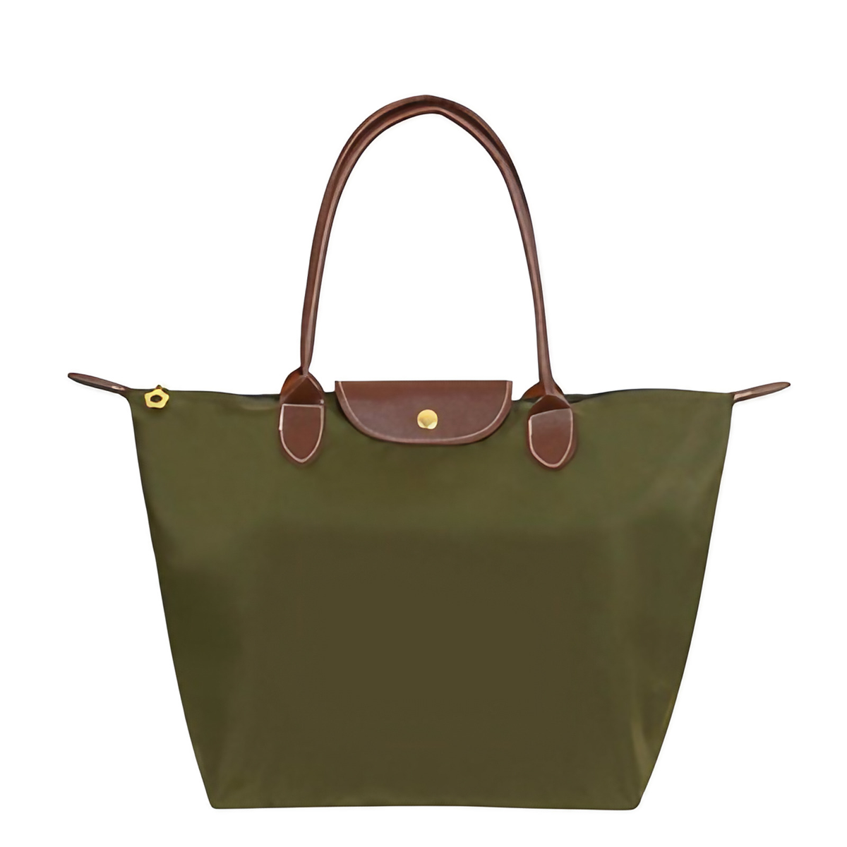 Sac à main femme en tissu Oxford imperméable, deux tailles, vert armée