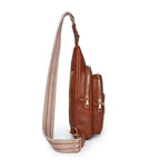 Sac banane bandoulière femme en similicuir, cinq coloris