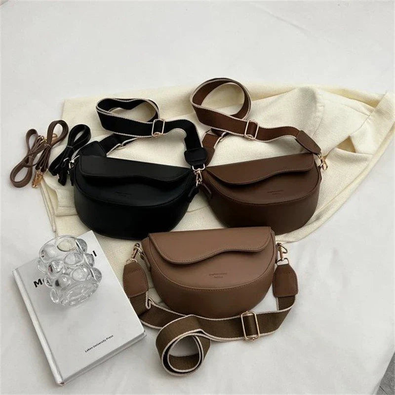 Sac banane femme en similicuir, deux sangles amovibles