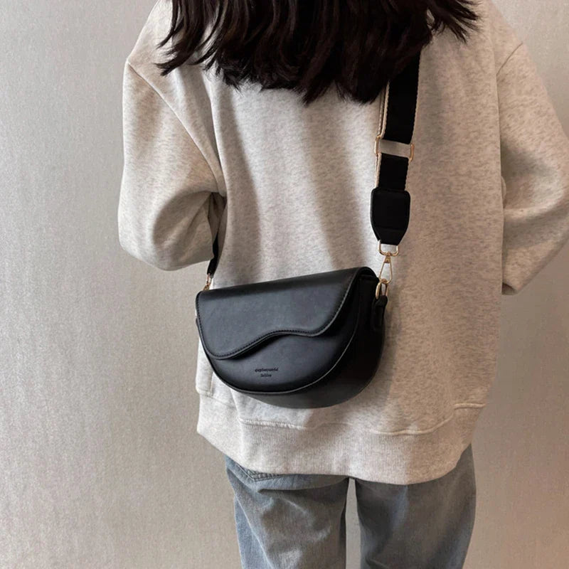 Sac banane femme en similicuir, deux sangles amovibles