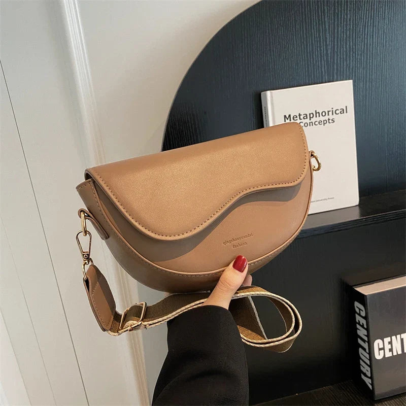 Sac banane femme en similicuir, deux sangles amovibles