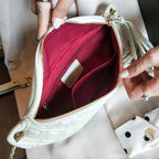 Sac banane femme en cuir, 25 x 10 x 5 cm, quatre coloris