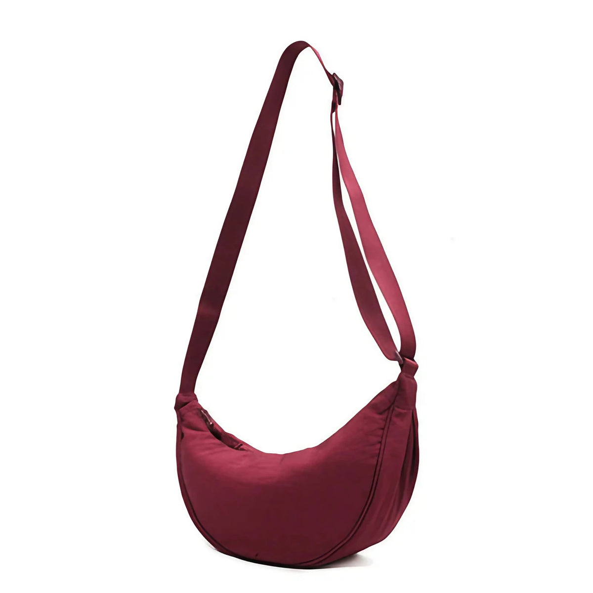 Sac banane femme en nylon déperlant, pliable, dix coloris, bordeaux