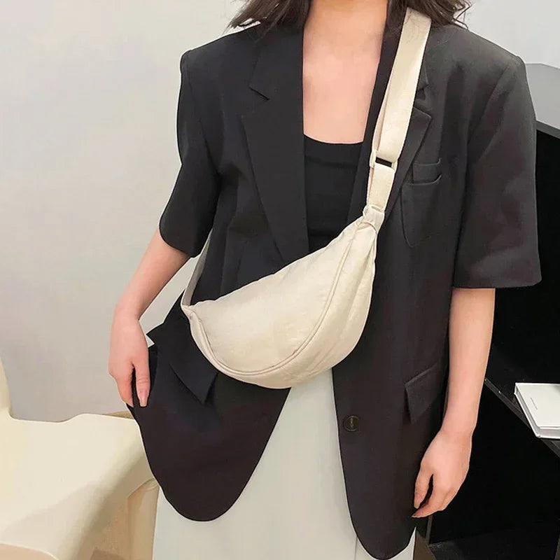 Sac banane femme en nylon déperlant, pliable, dix coloris