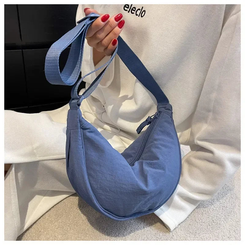 Sac banane femme en nylon déperlant, pliable, dix coloris