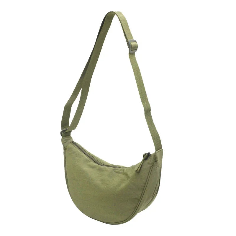 Sac banane femme en nylon déperlant, pliable, dix coloris, kaki