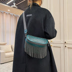 Sac banane femme en similicuir, sangle réglable jusqu'à 130 cm
