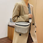 Sac banane femme en similicuir, sangle réglable jusqu'à 130 cm