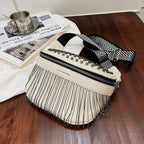 Sac banane femme en similicuir, sangle réglable jusqu'à 130 cm
