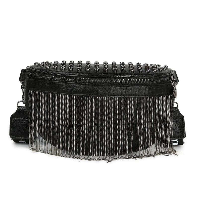 Sac banane femme en similicuir, sangle réglable jusqu'à 130 cm