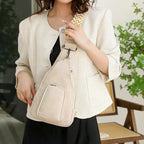 Sac banane femme en similicuir, sangle réglable, six coloris